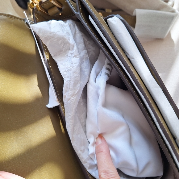 NWT Michael Michael Kors Sloan Editor Shoulder Bag Juniper Two Shoulder Strap - Picture 8 of 8